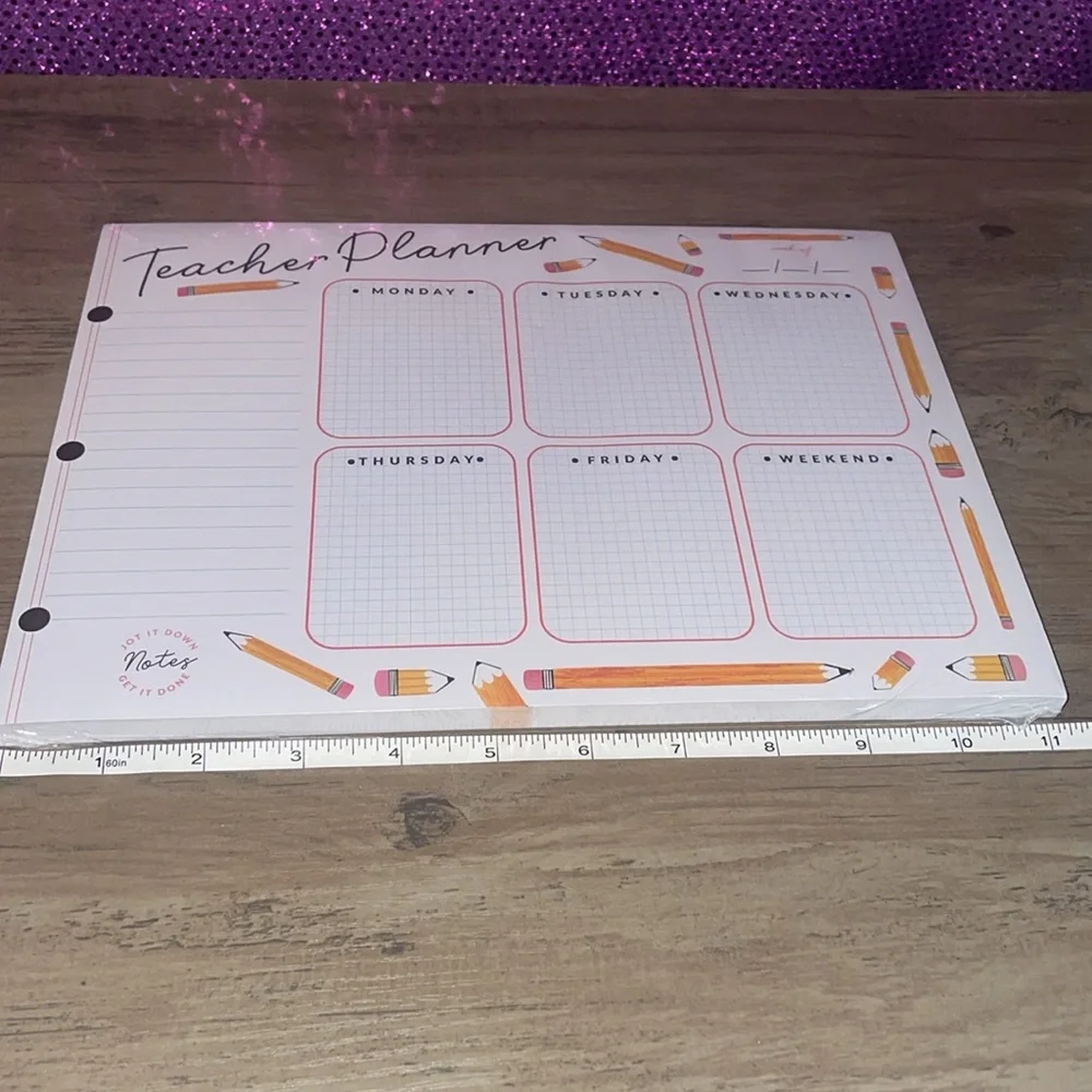 Teacher Planner Notepad